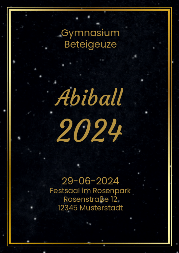 Abiball Karten