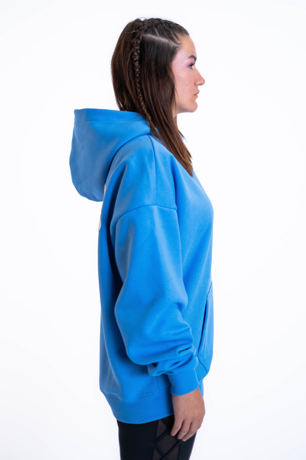 Oversized Hoodie „Cheers to us“ - Blau
