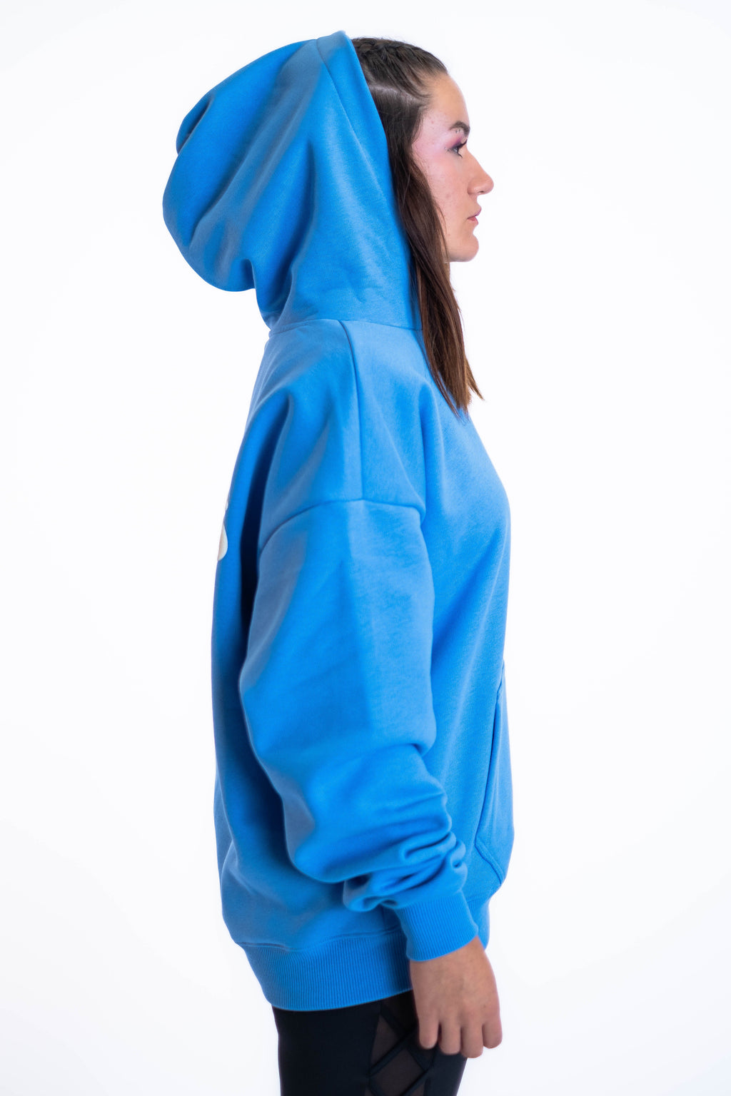 Oversized Hoodie „Cheers to us“ - Blau