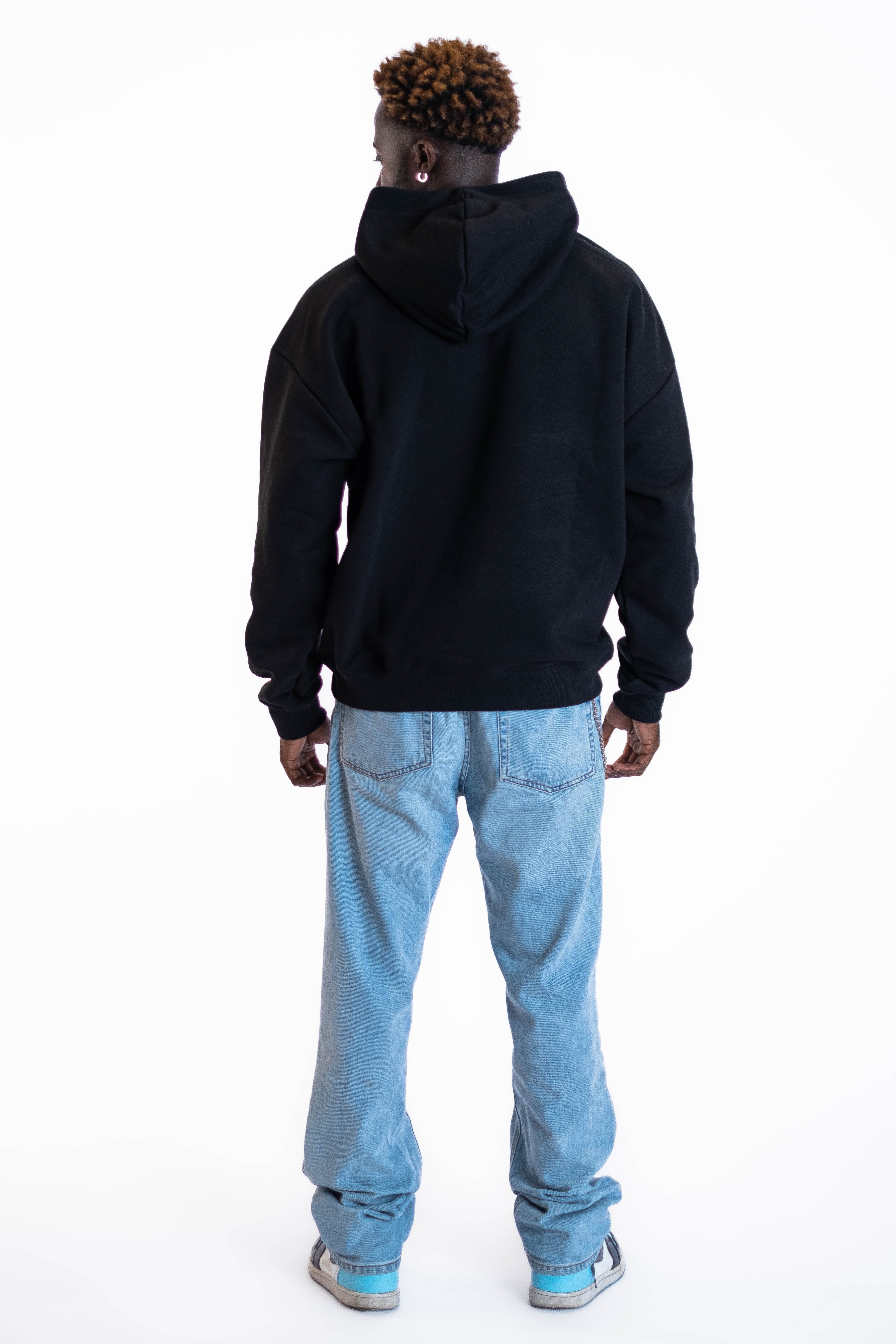 Oversized Hoodie „Abitur“ - Schwarz