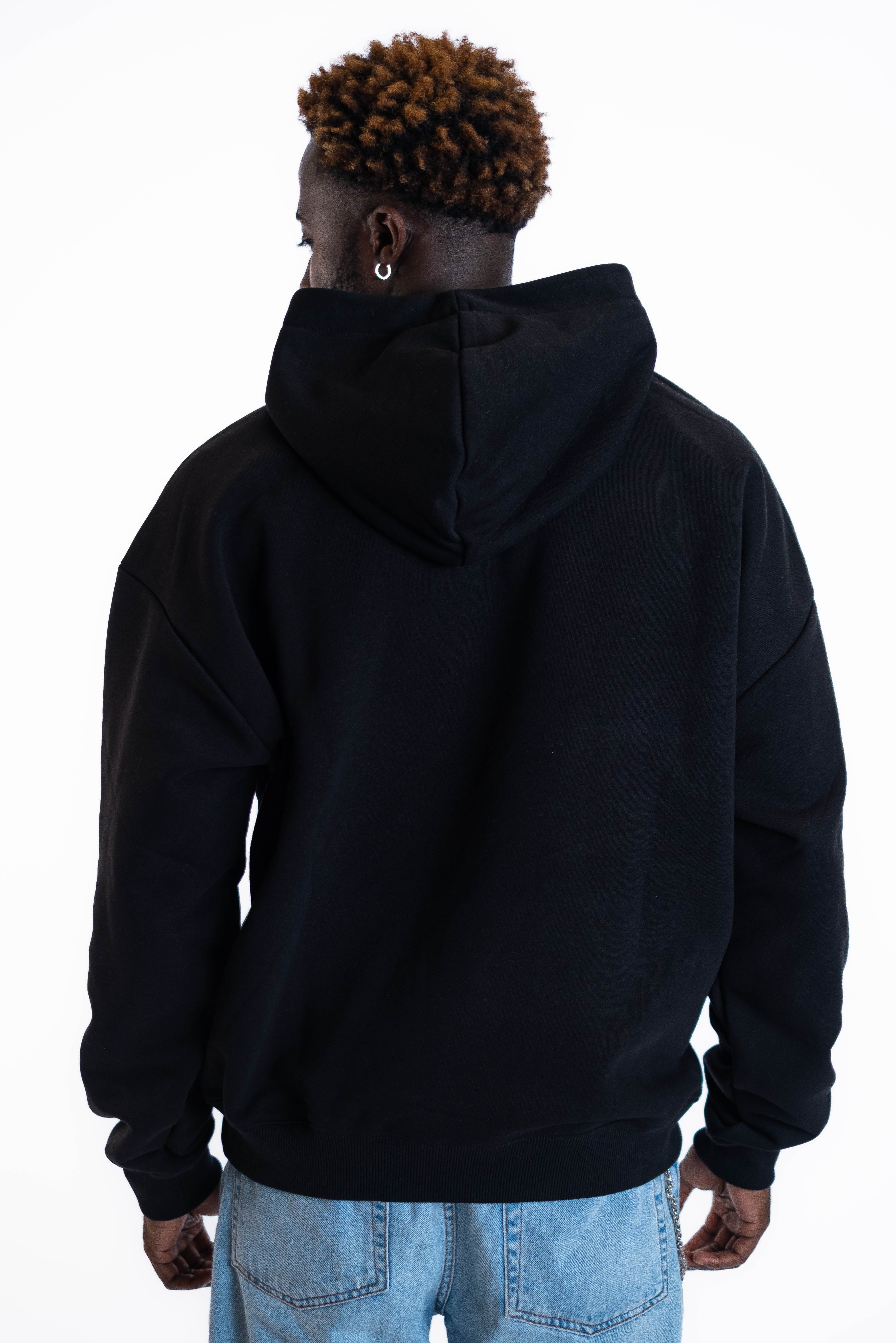 Oversized Hoodie „Abitur“ - Schwarz