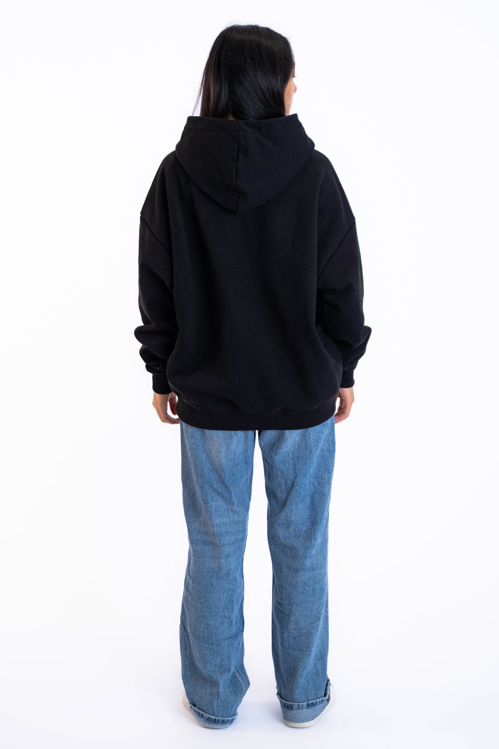 Oversized Hoodie „Abitur“ - Schwarz
