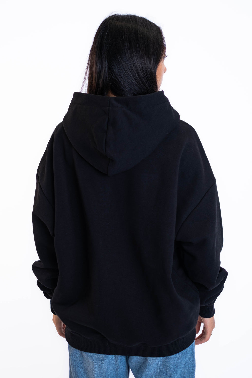 Oversized Hoodie „Abitur“ - Schwarz