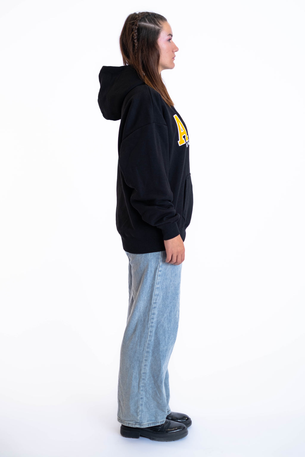 Oversize Hoodie „AK24“ - Schwarz