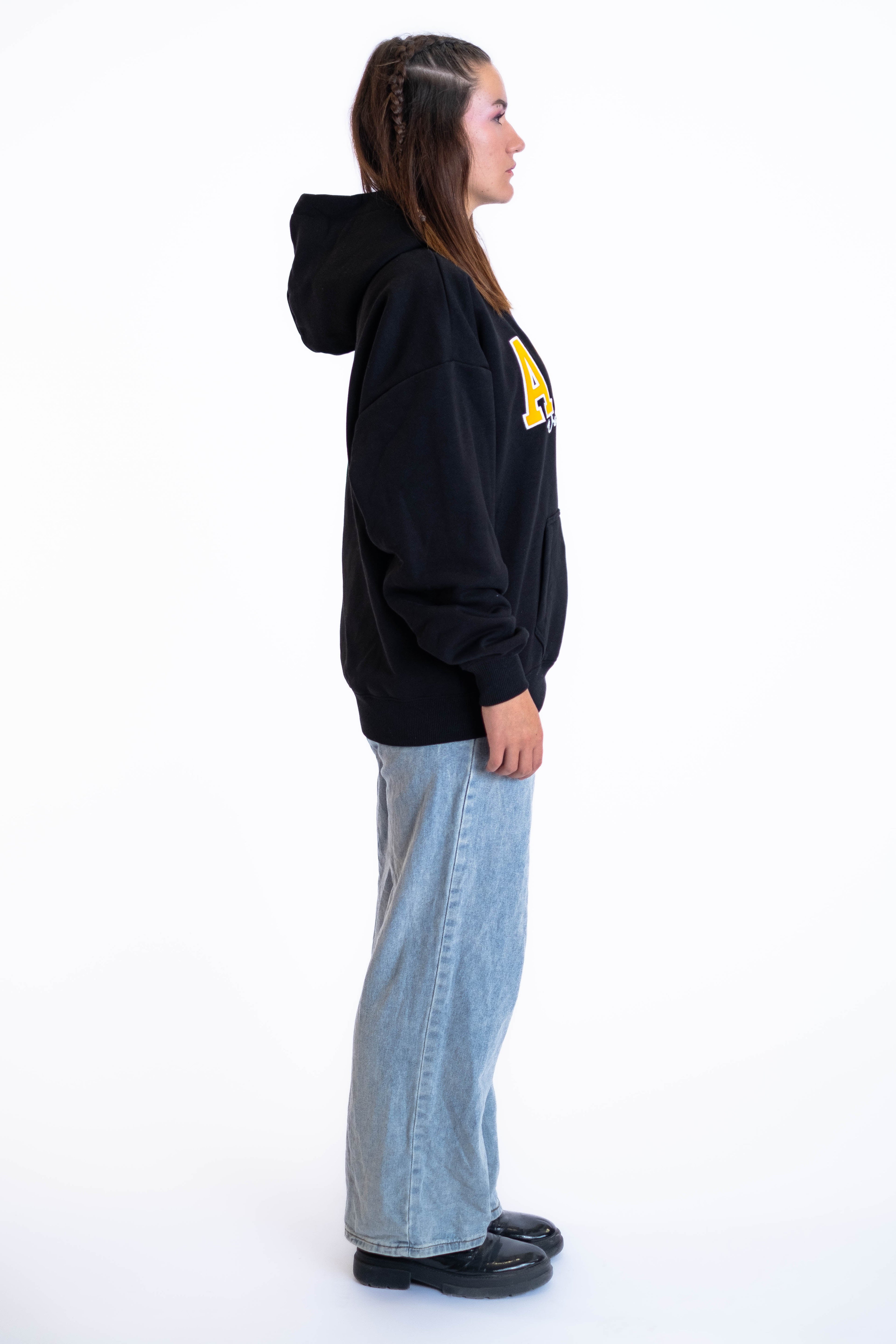 Oversize Hoodie „AK24“ - Schwarz