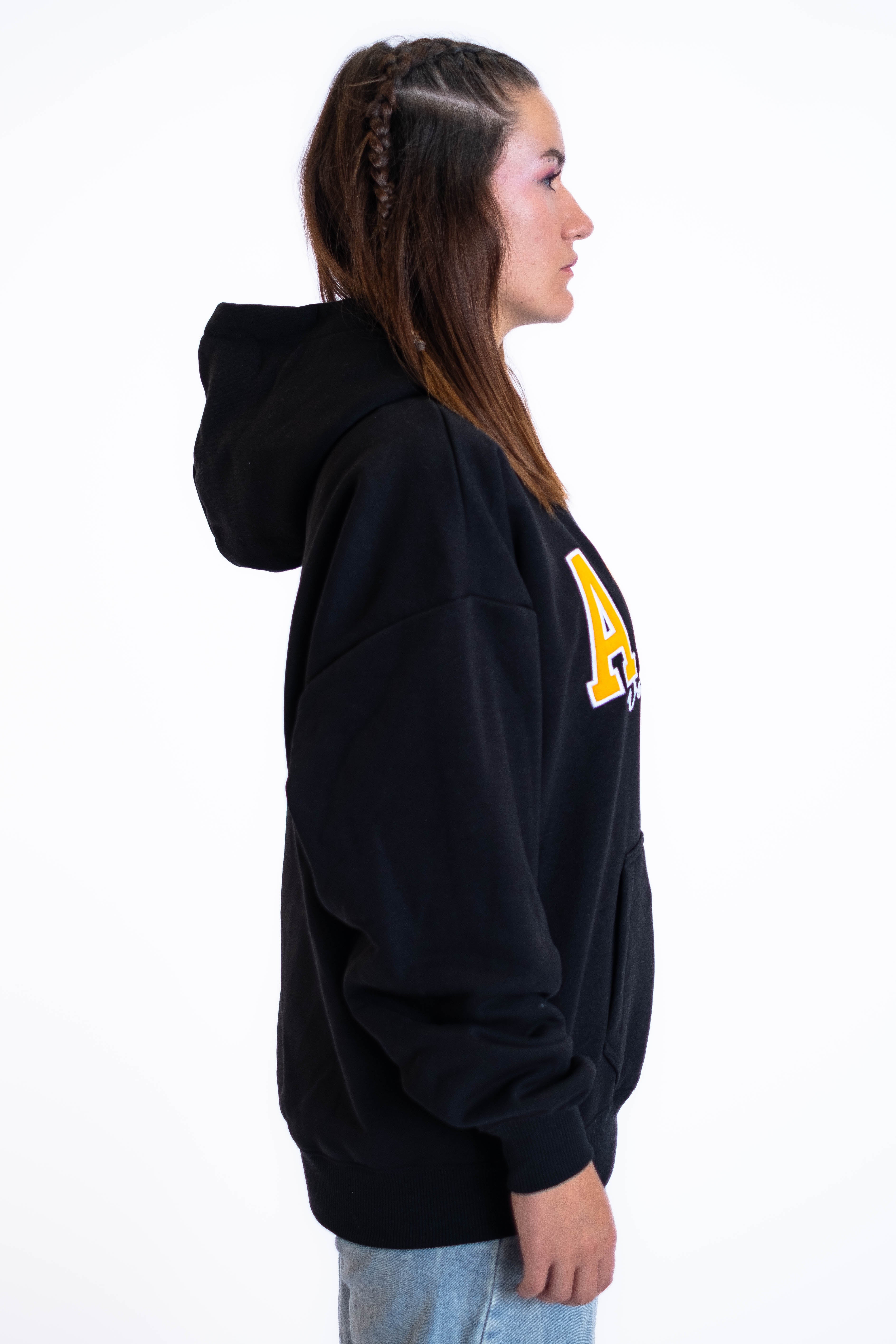 Oversize Hoodie „AK24“ - Schwarz