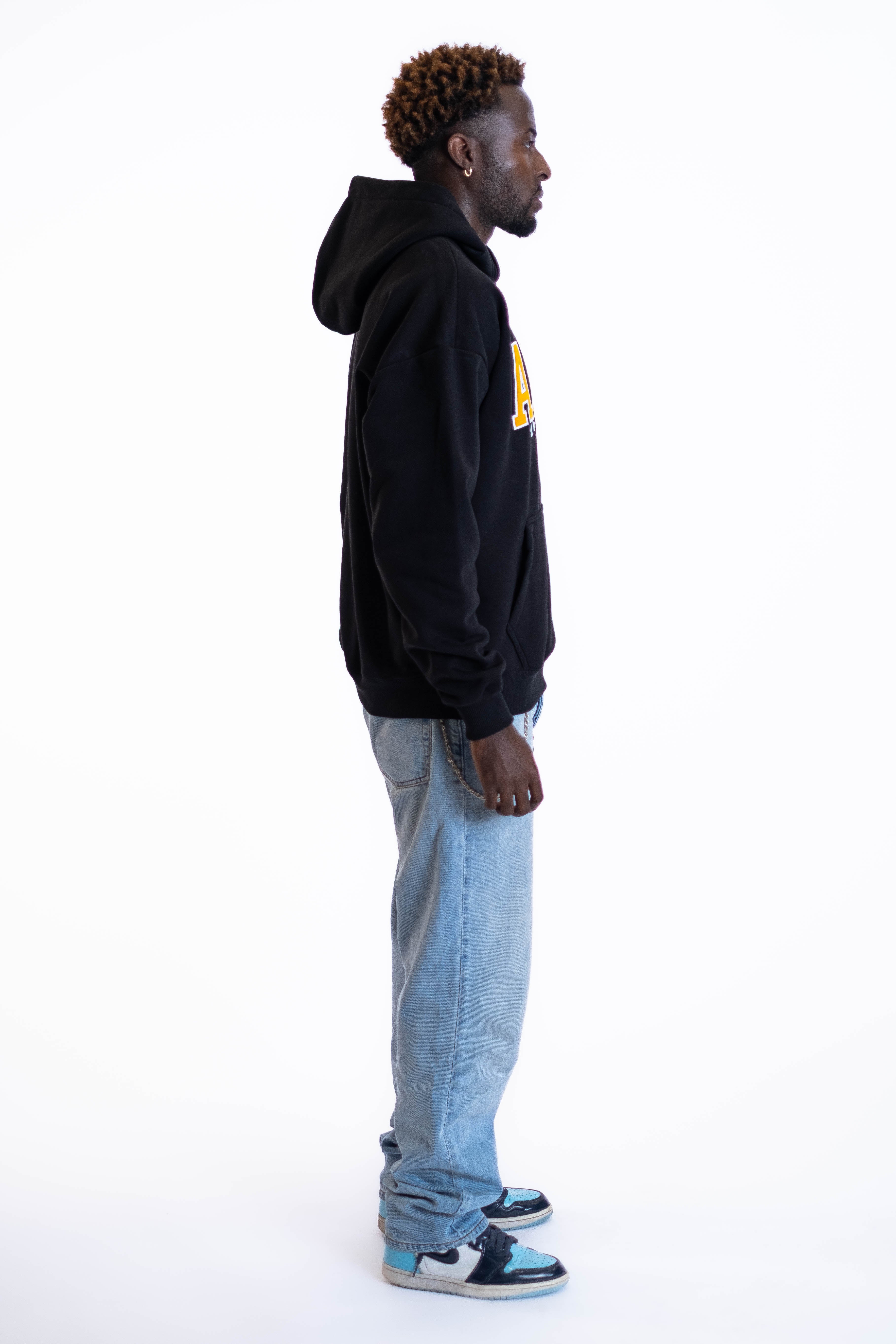 Oversize Hoodie „AK24“ - Schwarz