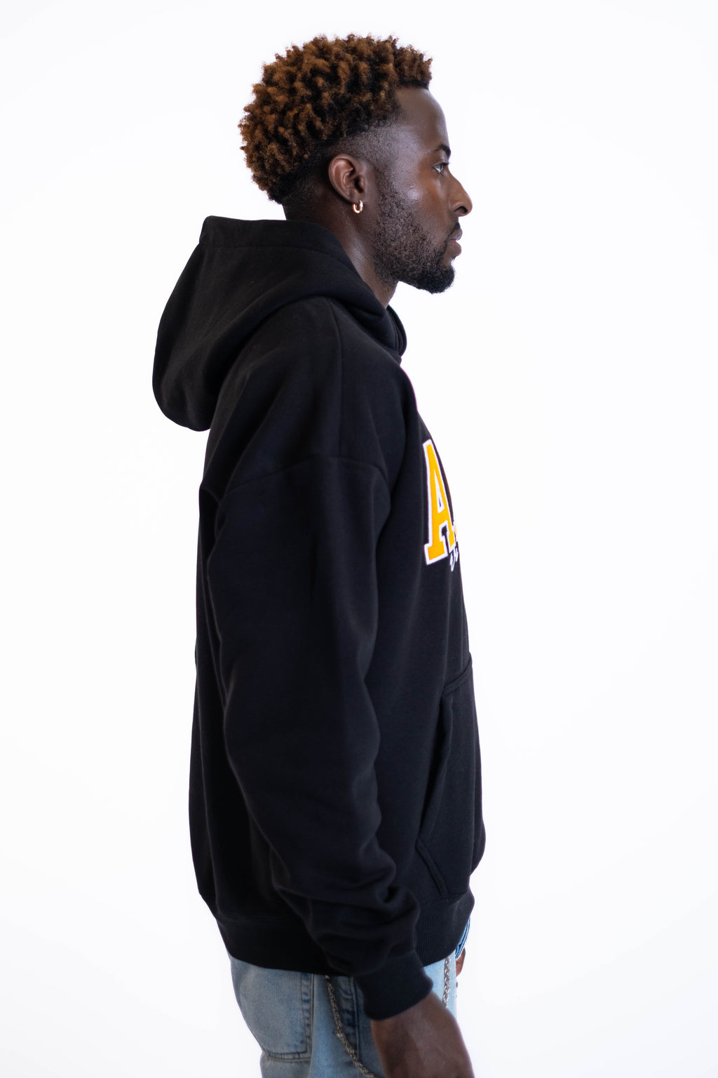 Oversize Hoodie „AK24“ - Schwarz
