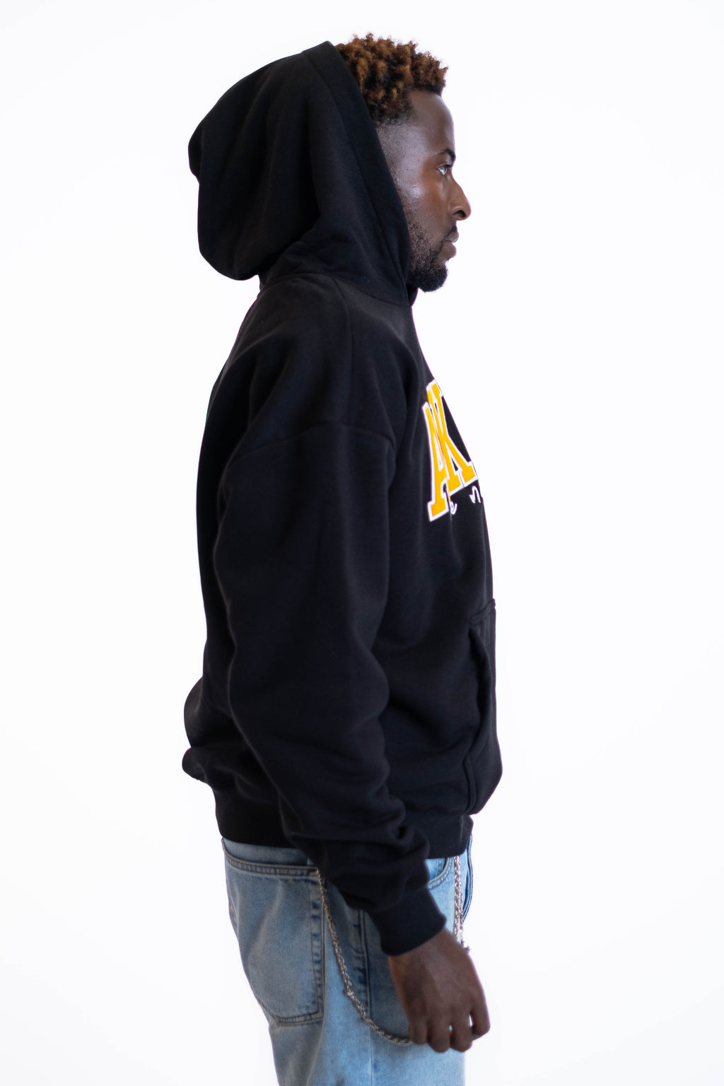 Oversize Hoodie „AK24“ - Schwarz