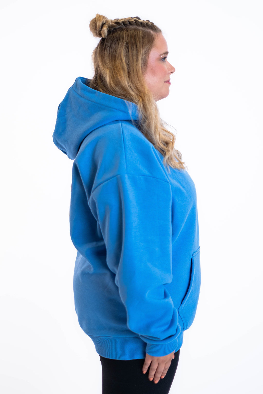 Oversized Hoodie „Cheers to us“ - Blau