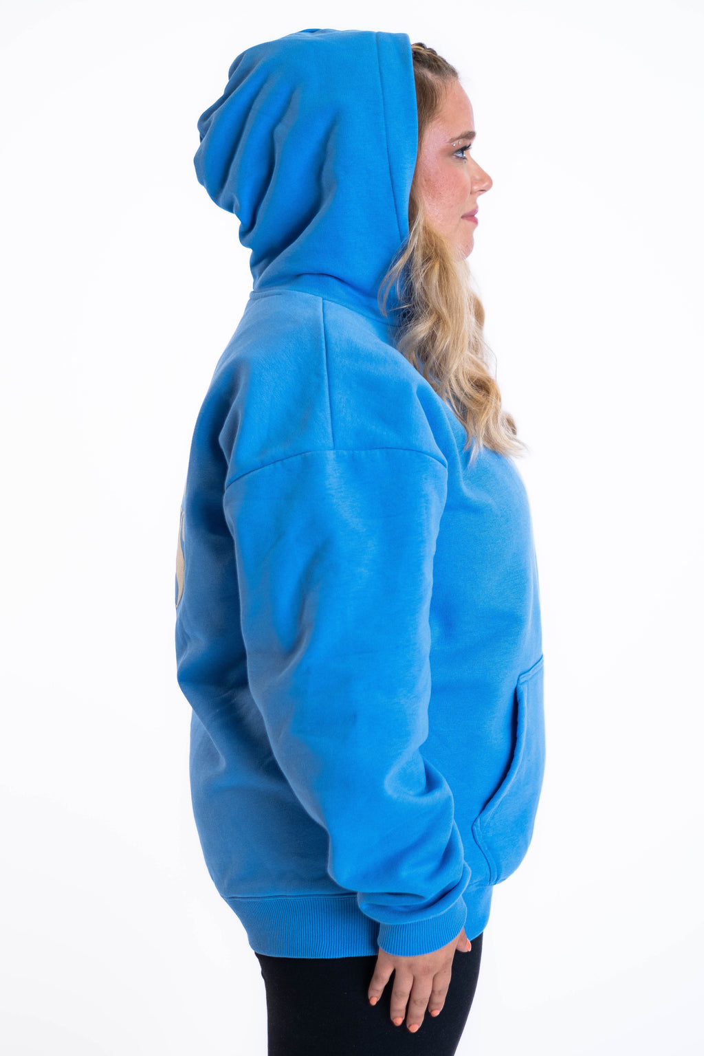 Oversized Hoodie „Cheers to us“ - Blau