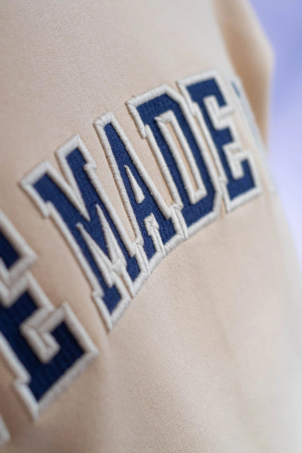 Oversize Hoodie „We made it“ - Beige