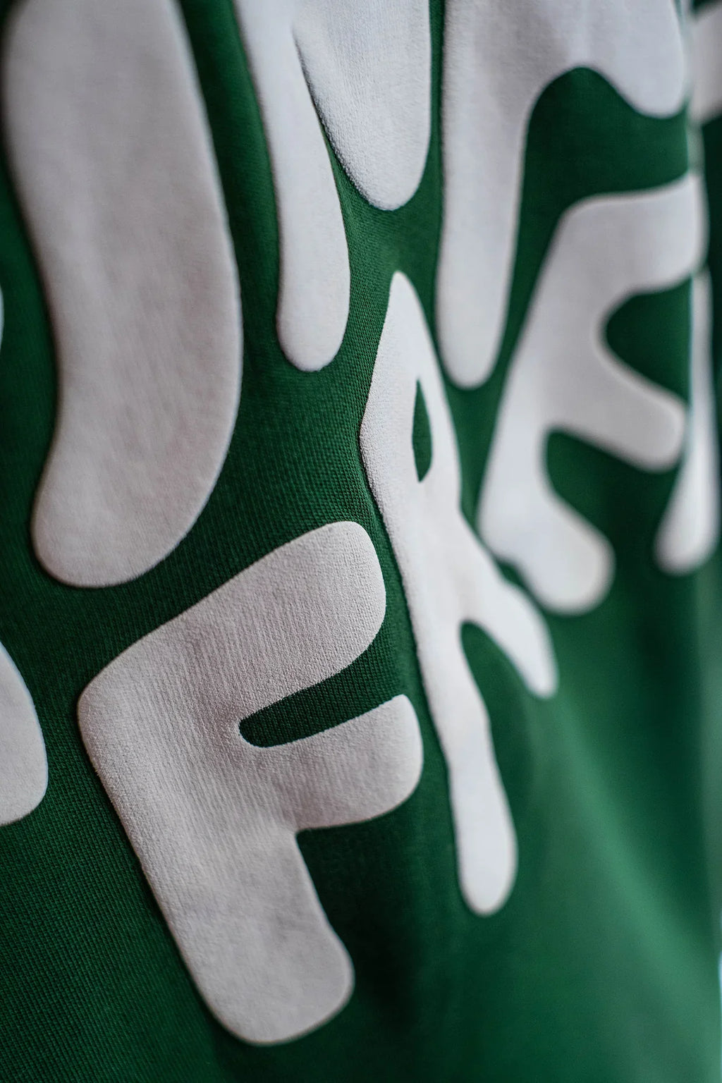 Oversize Hoodie „Finally Free“ - Dunkelgrün