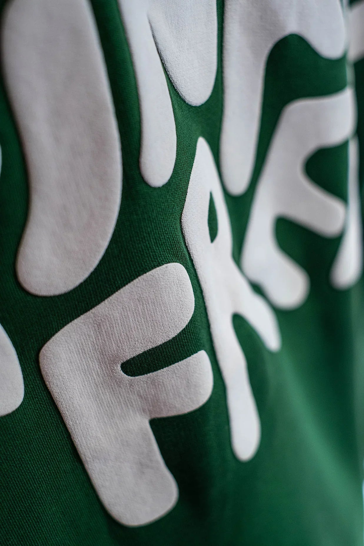 Oversize Hoodie „Finally Free“ - Dunkelgrün