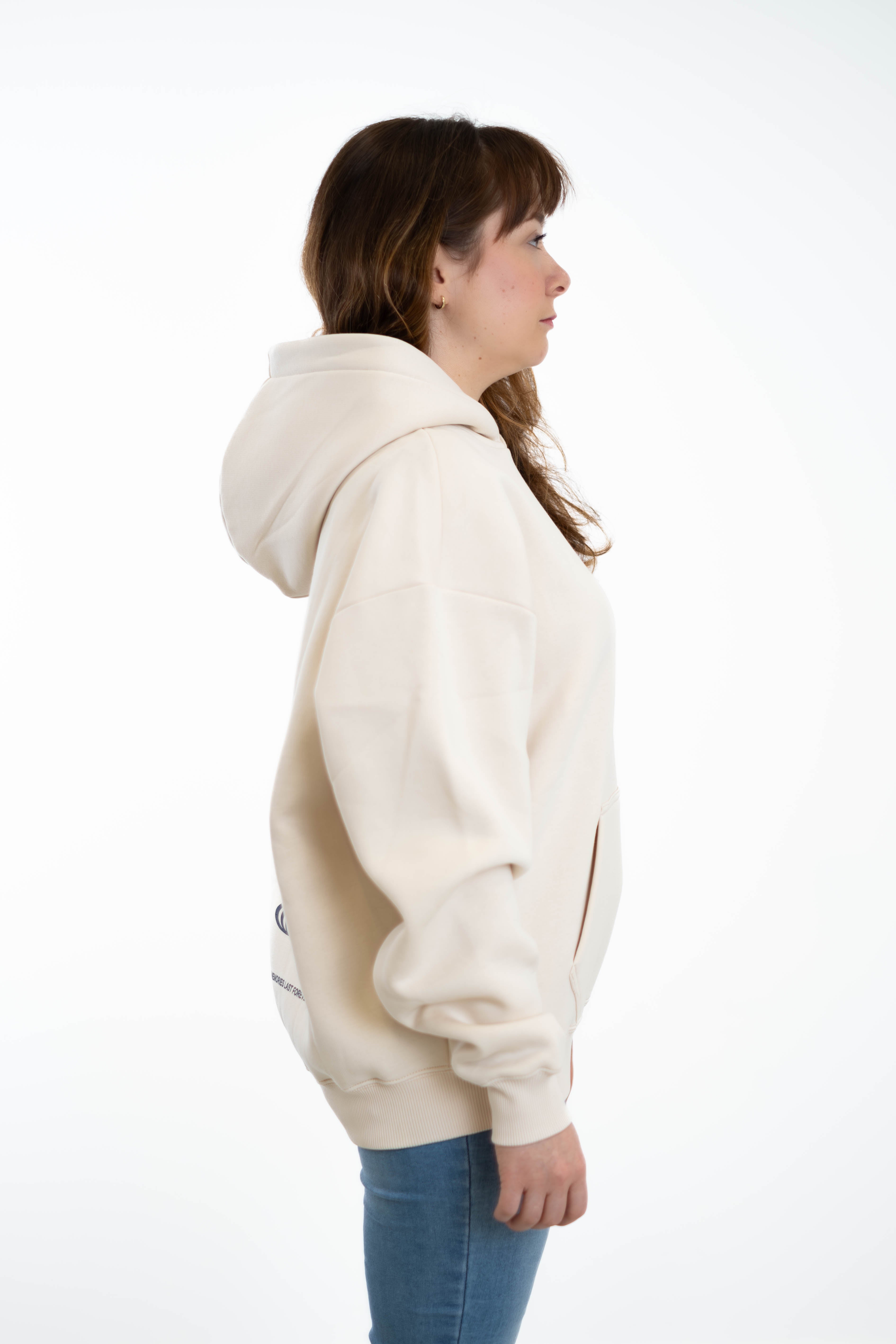 Oversized Hoodie „Future" - Beige