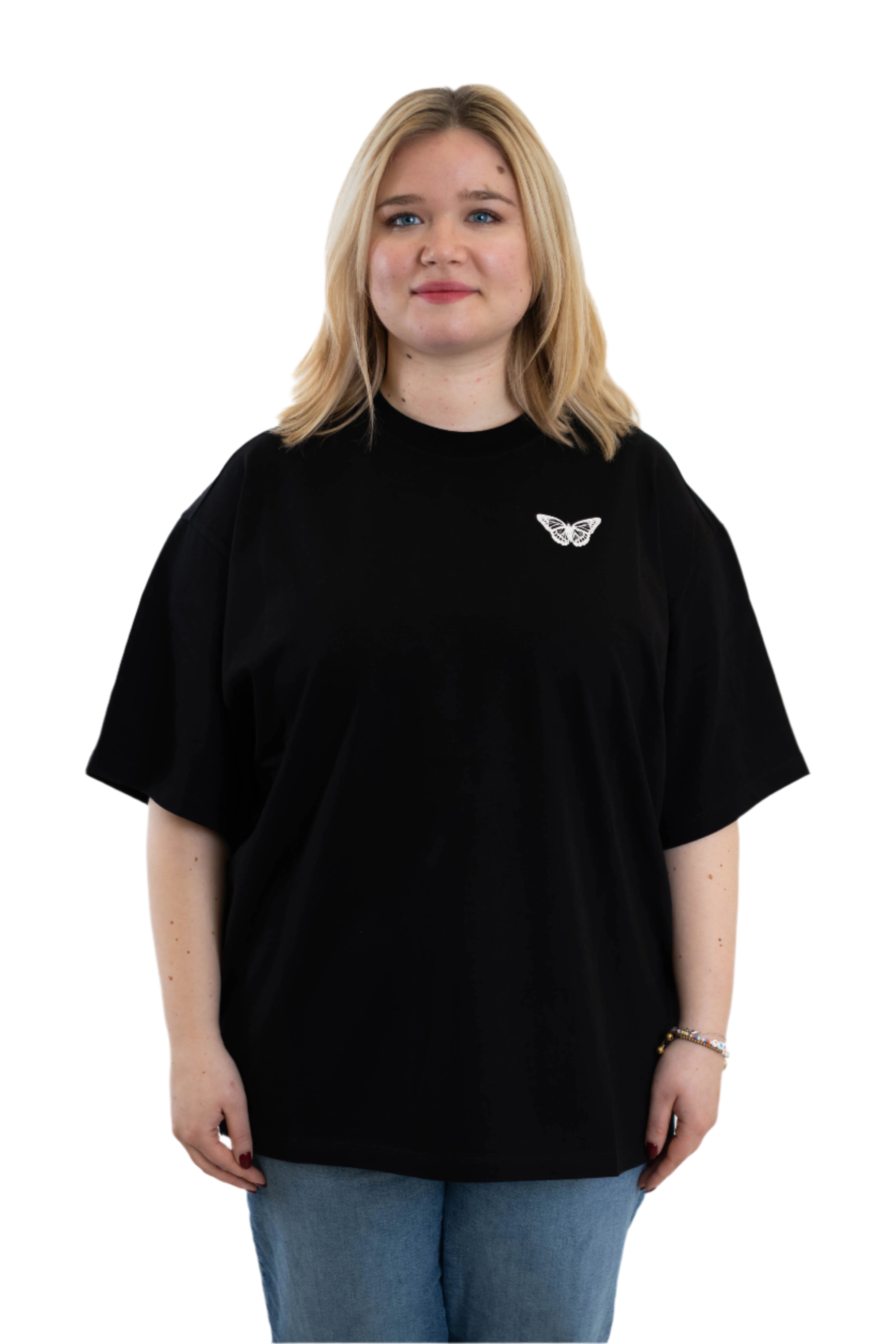 Oversized Tee „all we have is now“ - Black