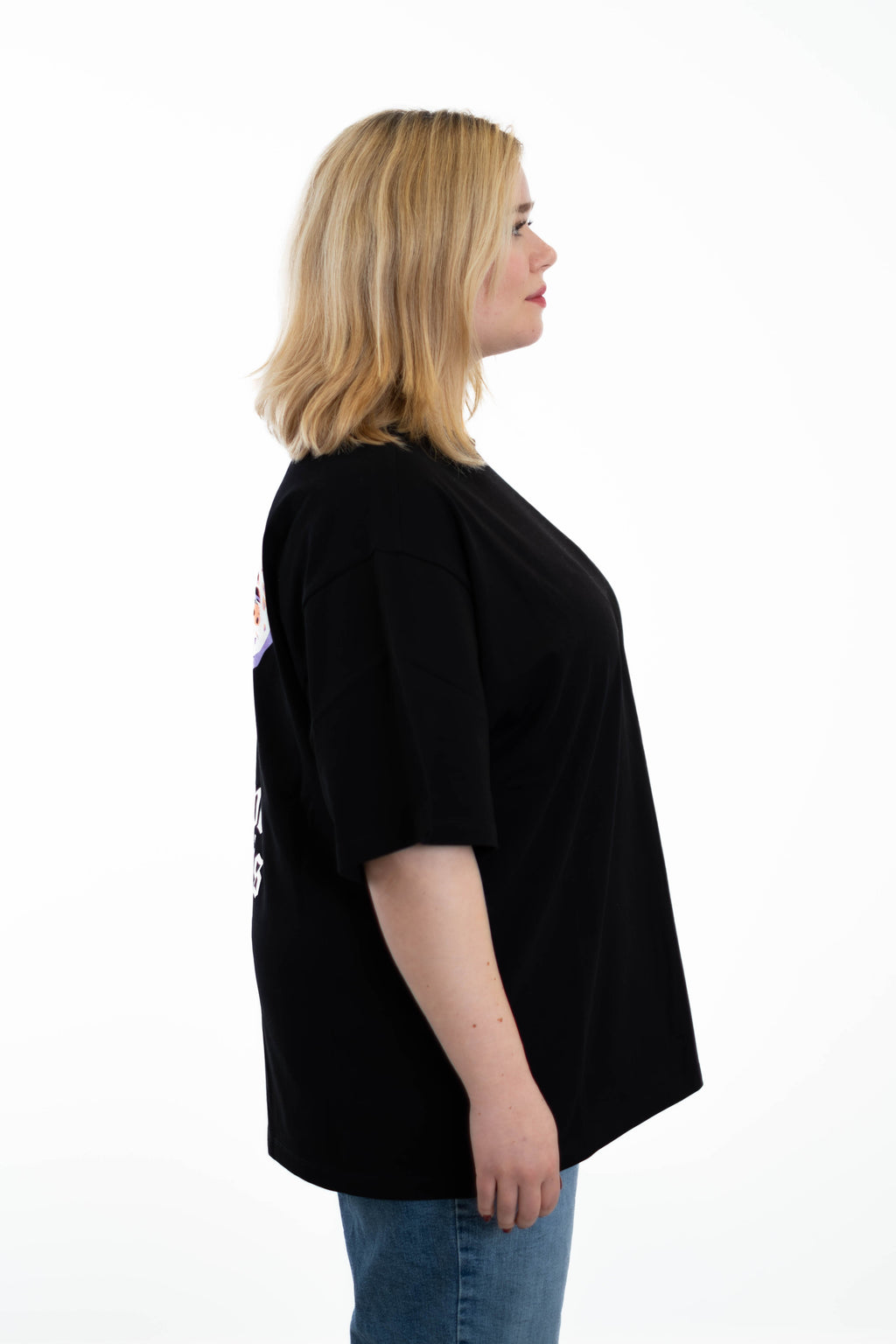 Oversized Tee „all we have is now“ - Black