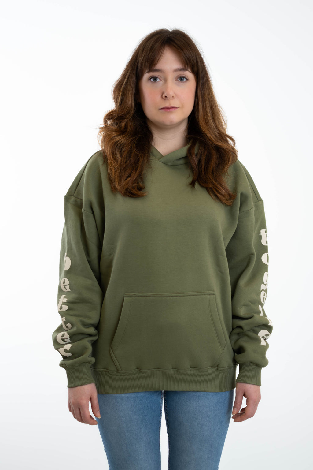 Oversized Hoodie „better together" - Khaki