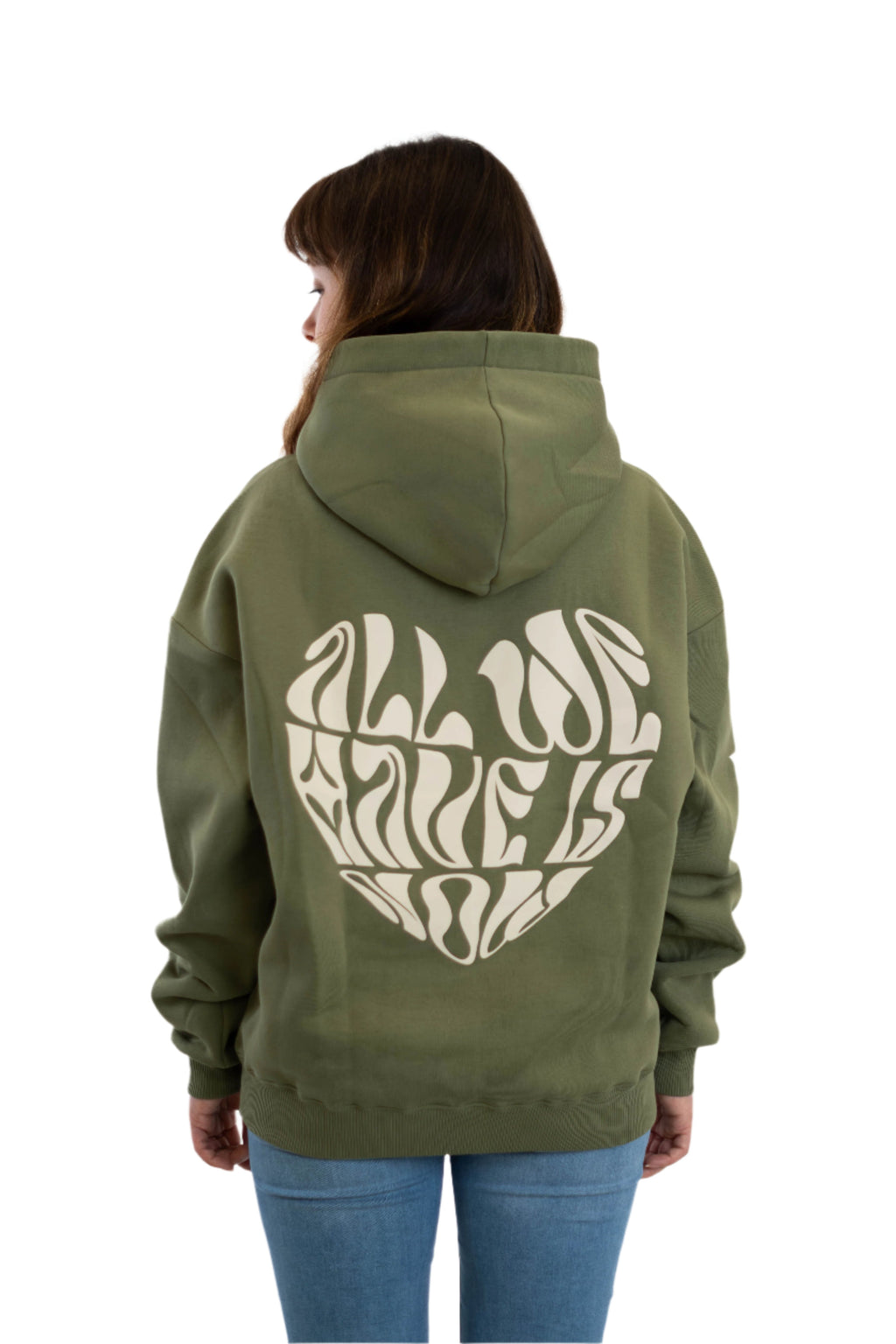 Oversized Hoodie „better together" - Khaki