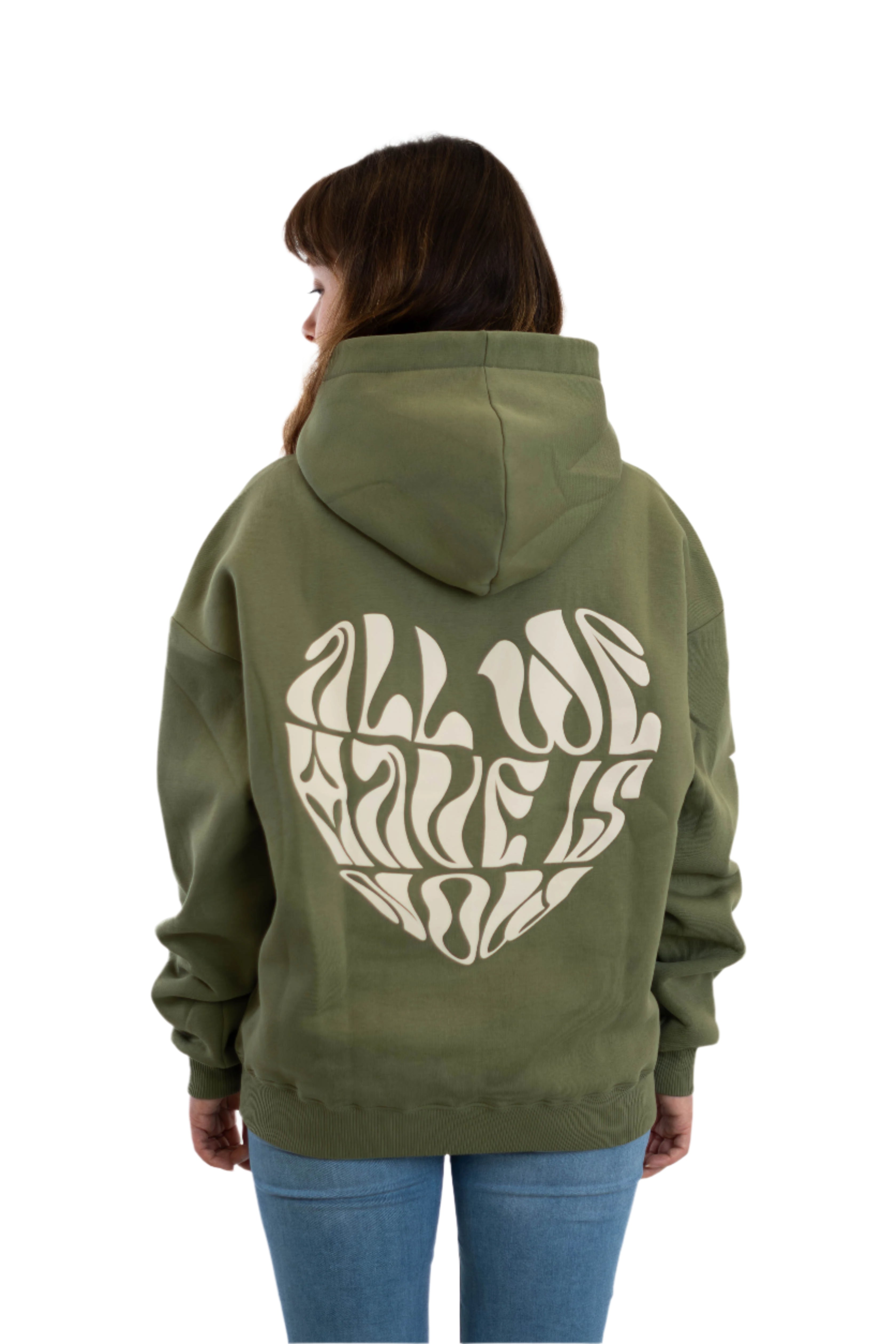 Oversized Hoodie „better together" - Khaki