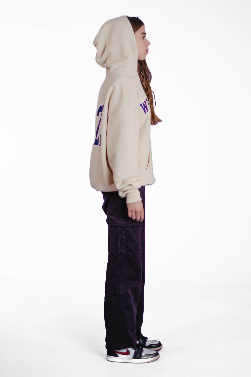 Oversize Hoodie „We made it“ - Beige