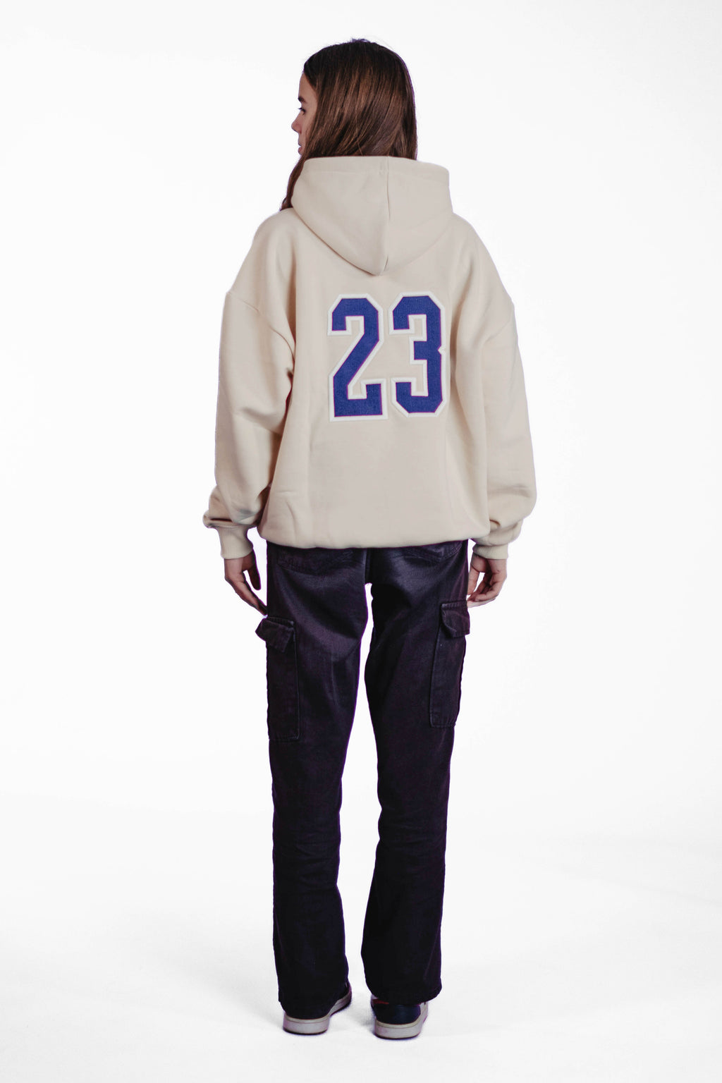 Oversize Hoodie „We made it“ - Beige