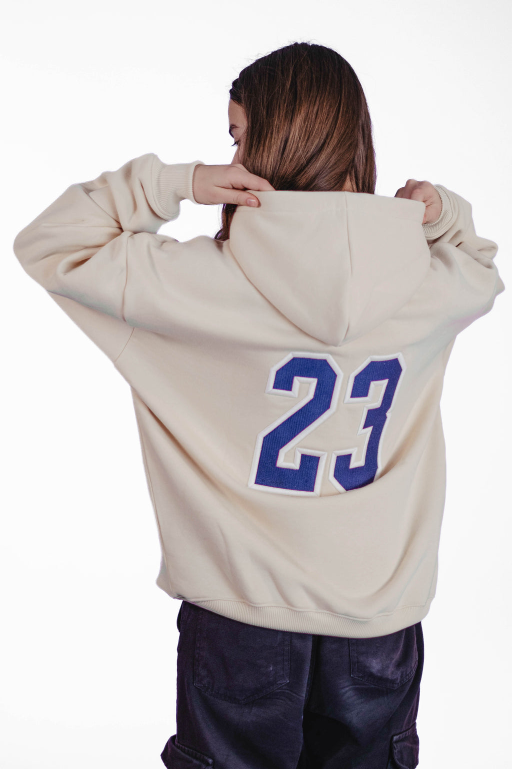 Oversize Hoodie „We made it“ - Beige