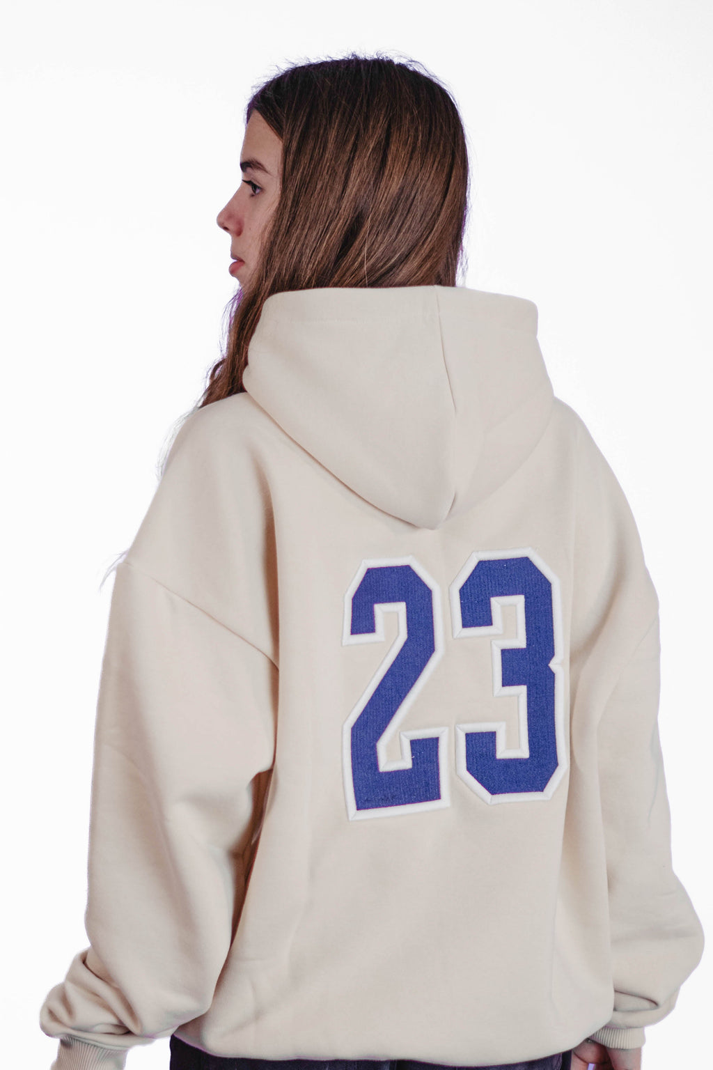 Oversize Hoodie „We made it“ - Beige