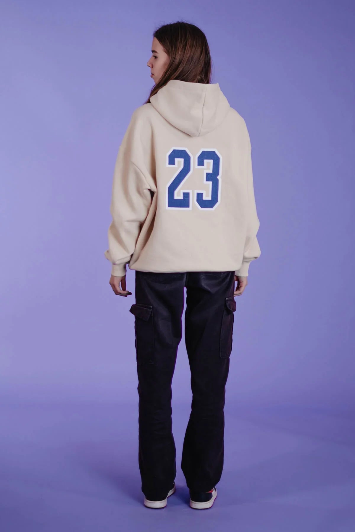 Oversize Hoodie „We made it - Class of 2023“ - Beige