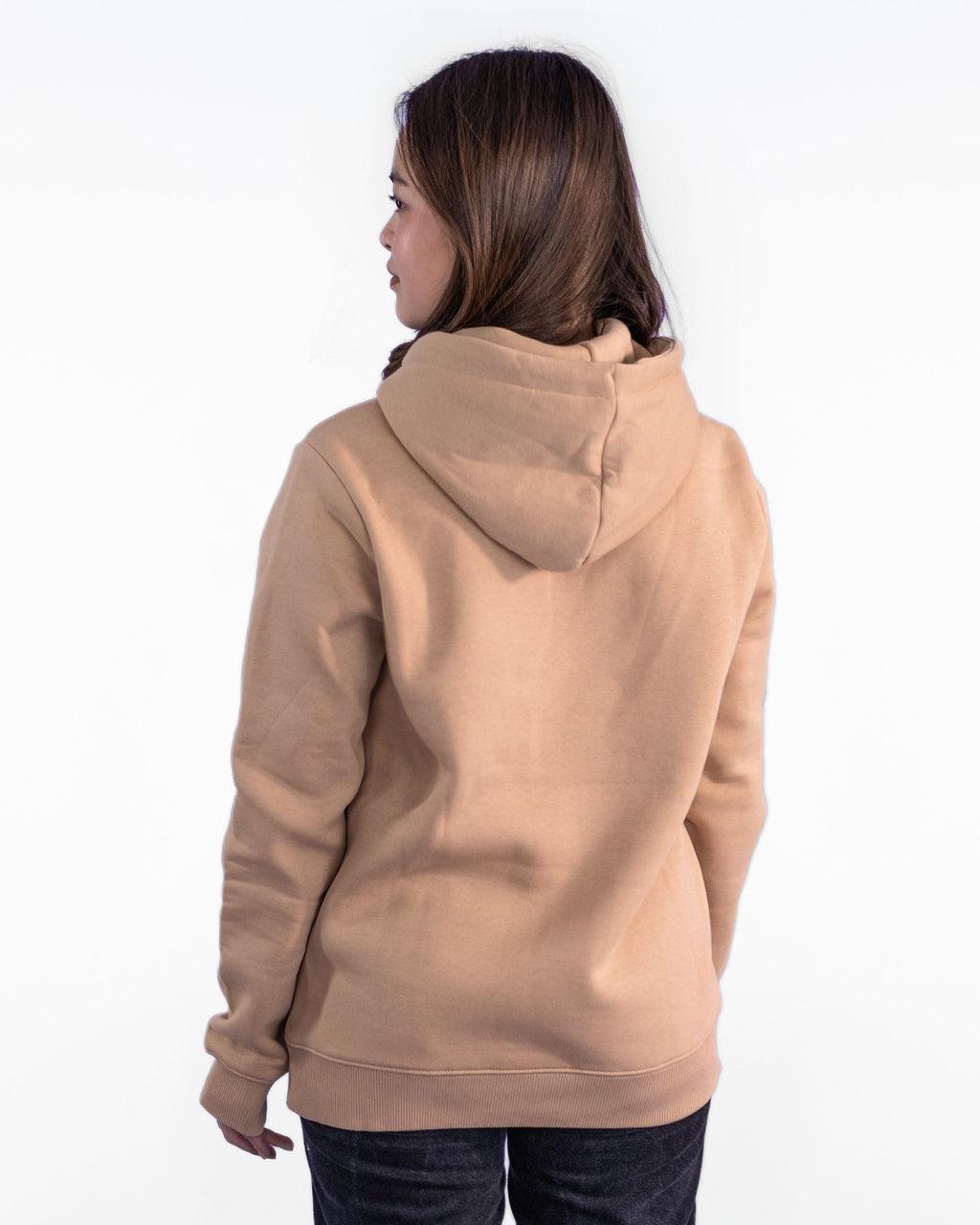 Taillierter Hoodie Elfie nude
