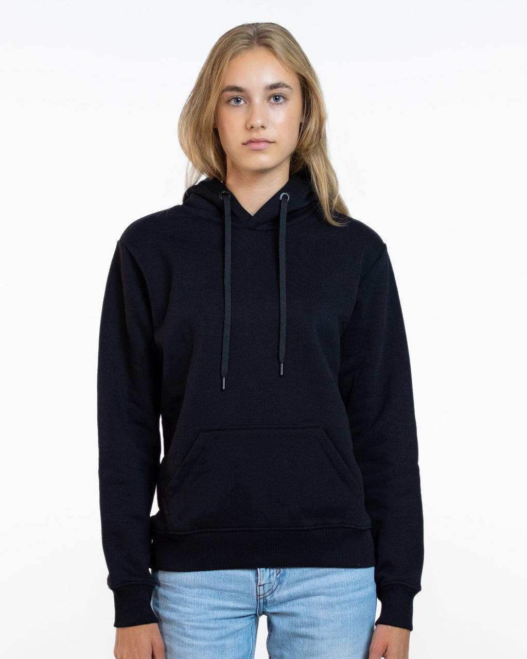 Taillierter Hoodie Elfie black