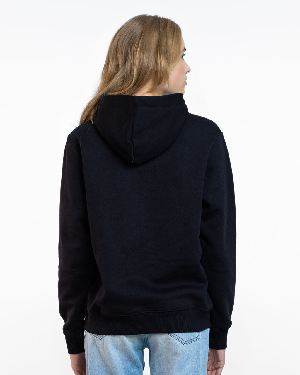 Taillierter Hoodie Elfie black