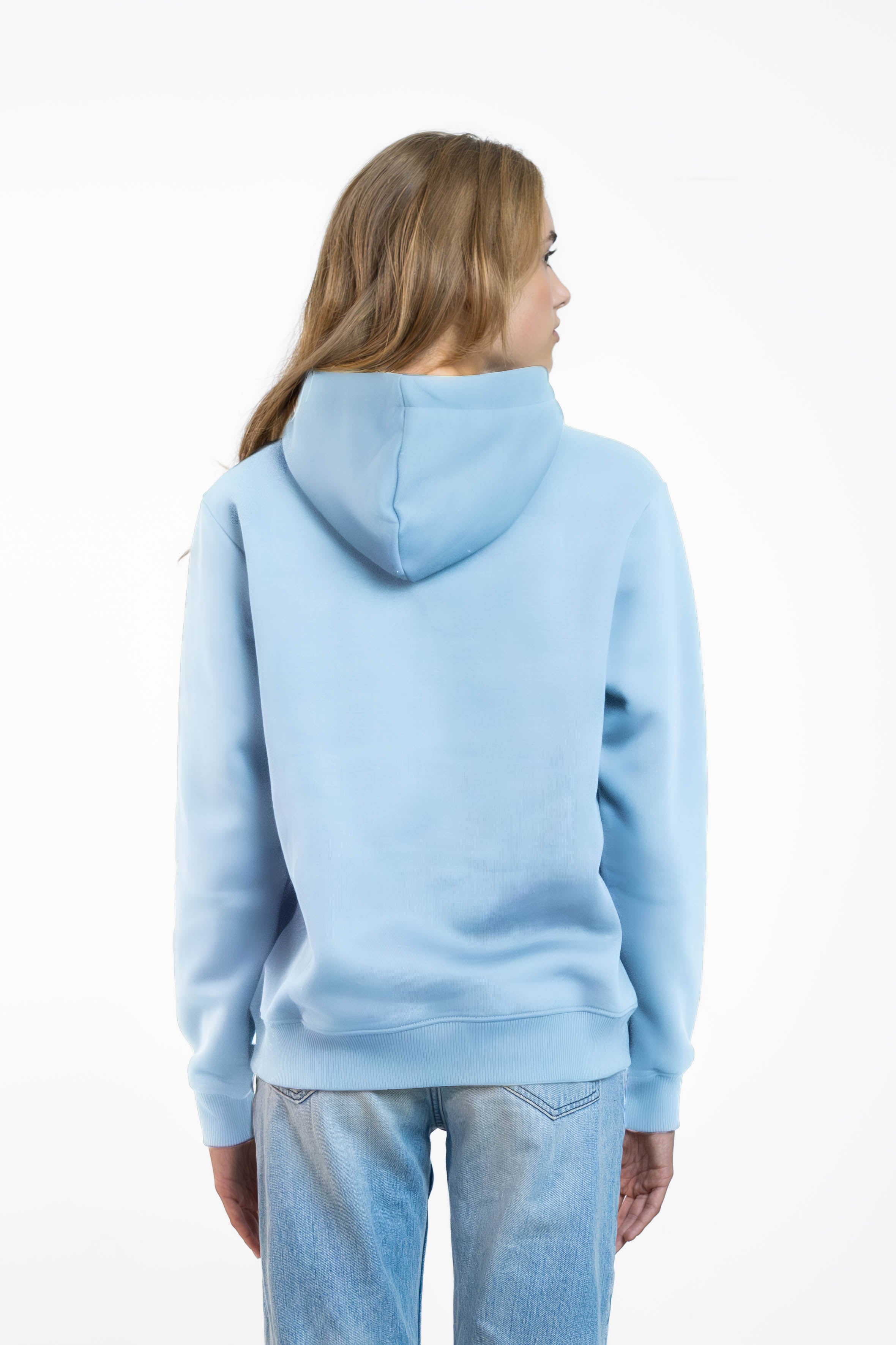 Taillierter Hoodie Elfie sky blue
