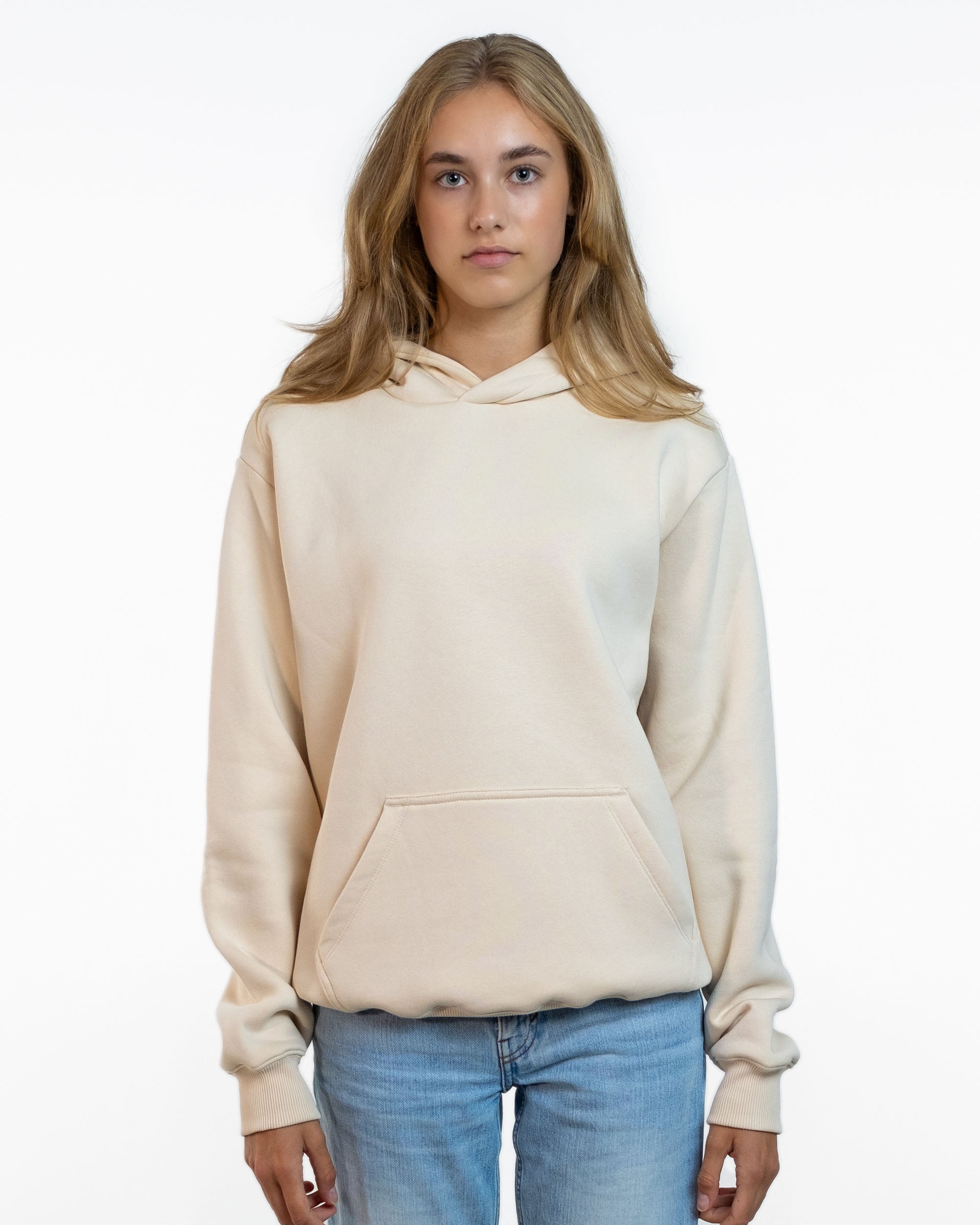 Oversized Hoodie Mike beige