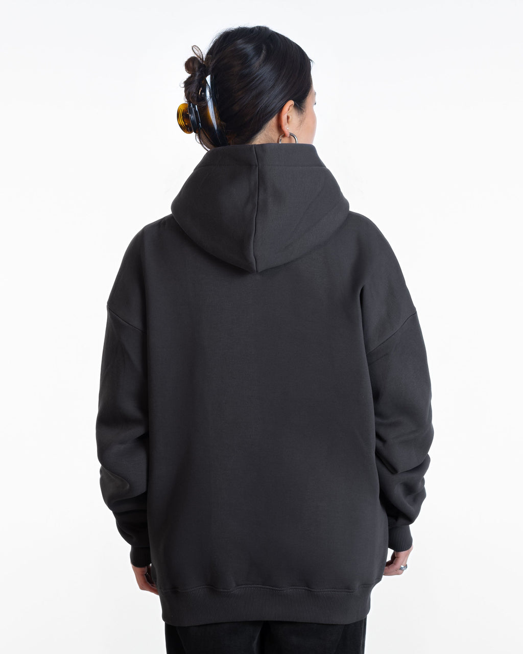 Oversized Hoodie Mike dark grey