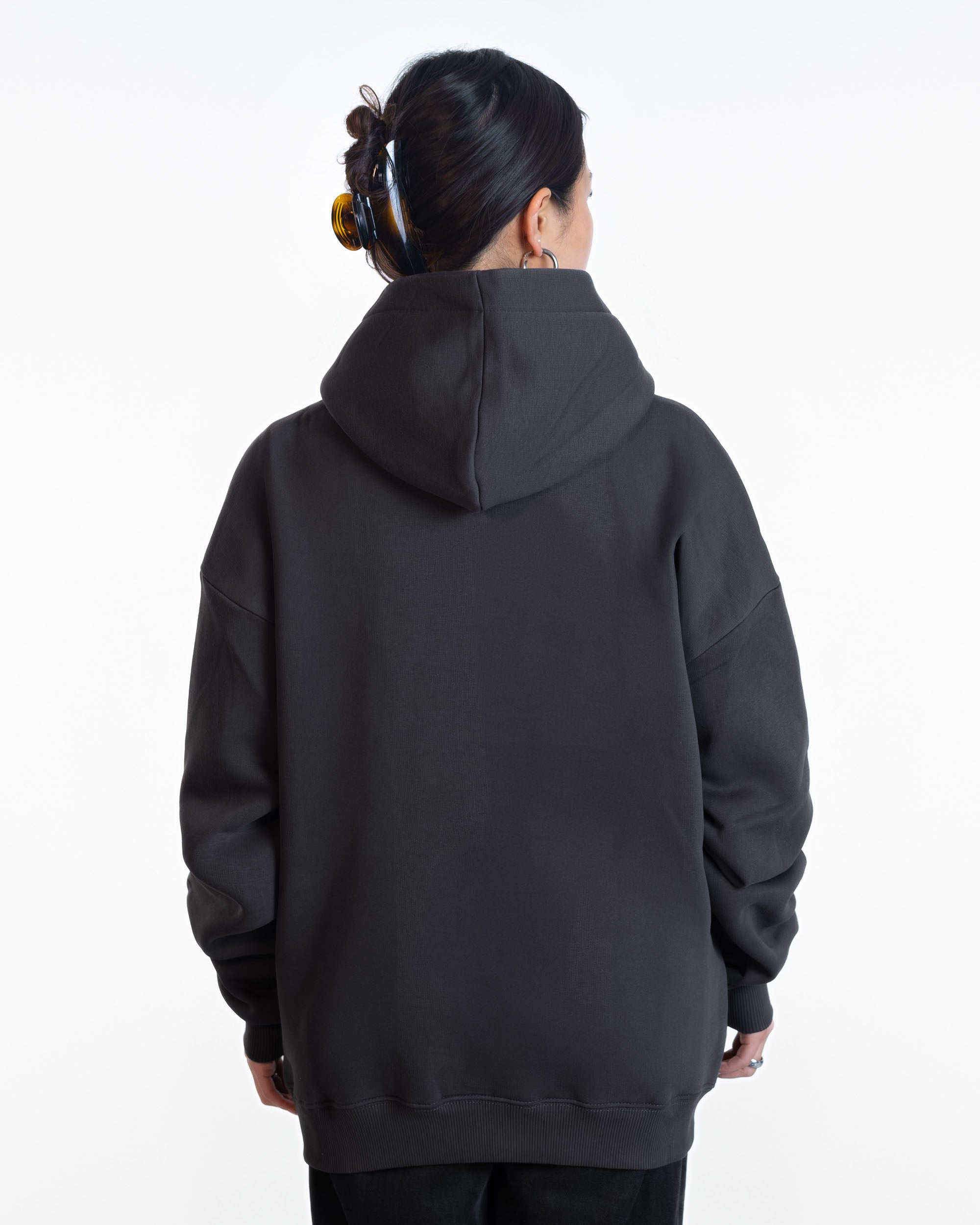 Oversized Hoodie Mike dark grey