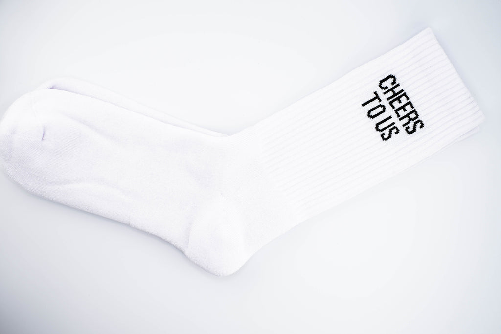 Socken „Cheers to us“